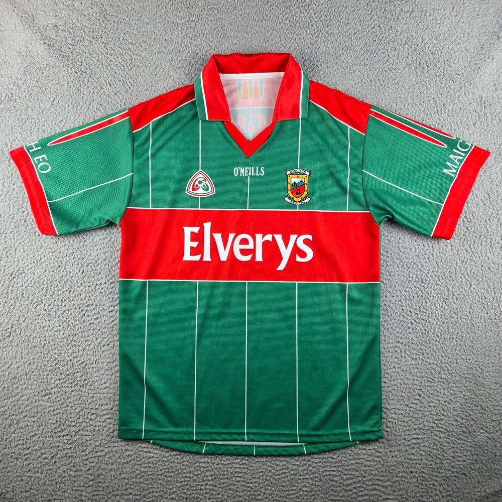 MAYO GAA MAIGH EO 2006/2007 HOME GAELIC SHIRT KIT JERSEY GREEN O'NEILLS XL/2XL
